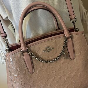 COACH Margot Patent Leather Handbag